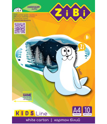 Carton alb, 10 coli A4, 230 g/m² KIDS Line